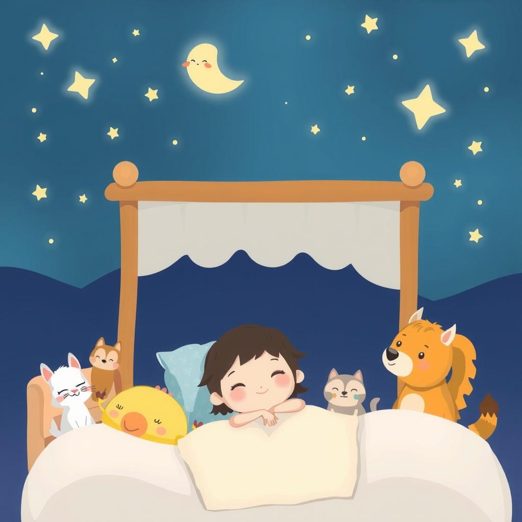 The Moonlit Meadow bedtime story