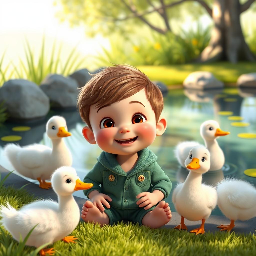 Ayaan and His Ducks