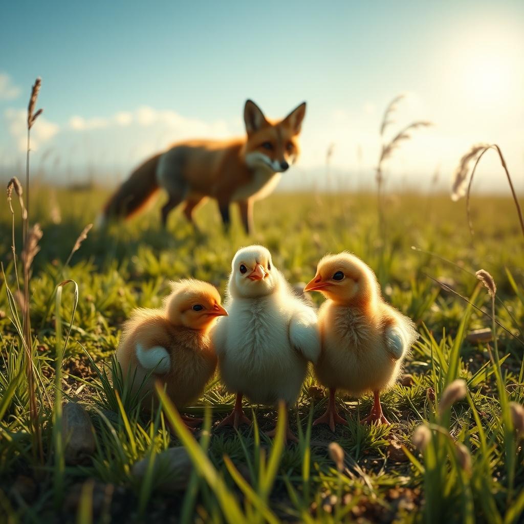 The Clever Chick and the Cunning Fox