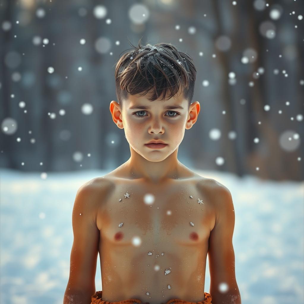 The Shirtless Winter Kid