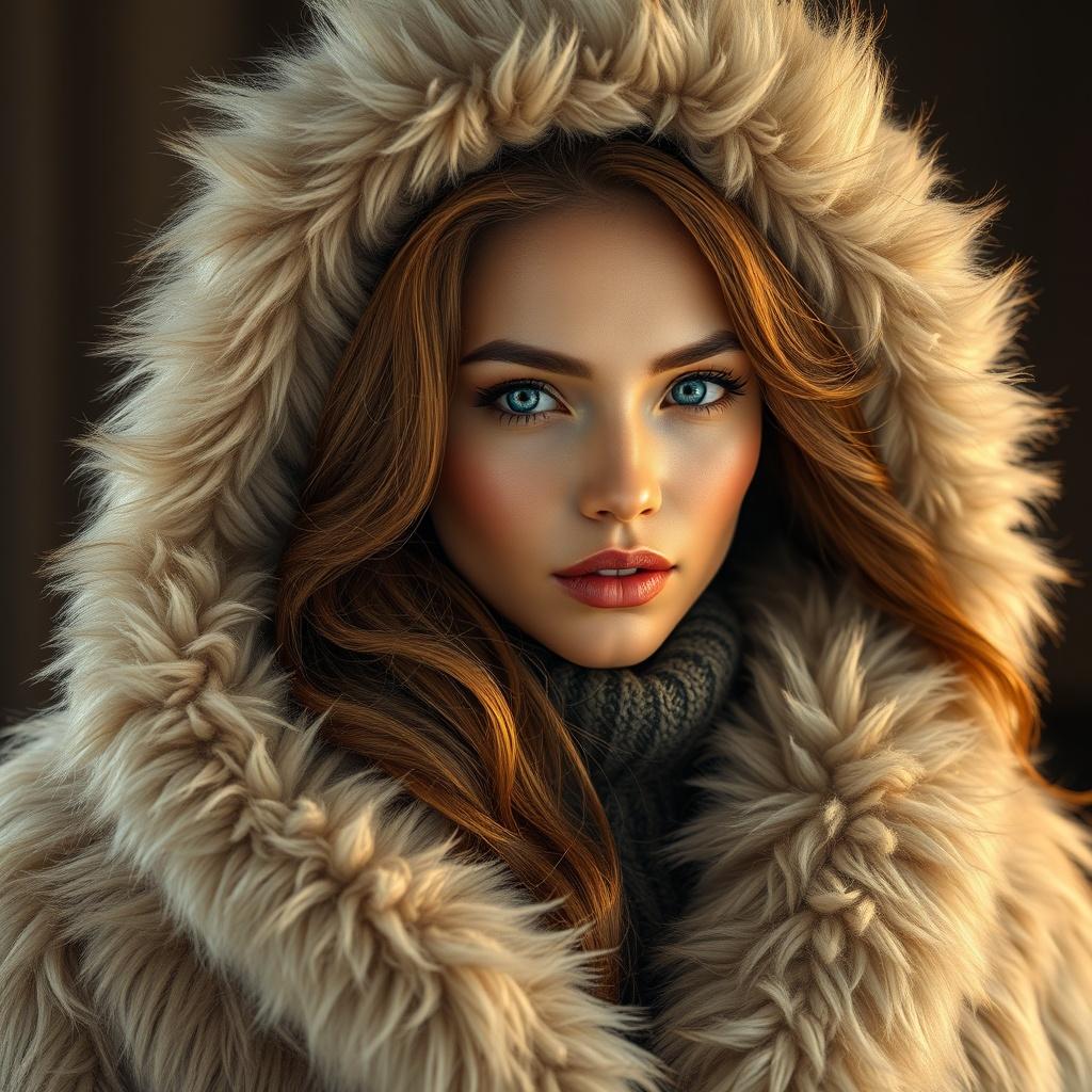 The Enigmatic Lady in Fur