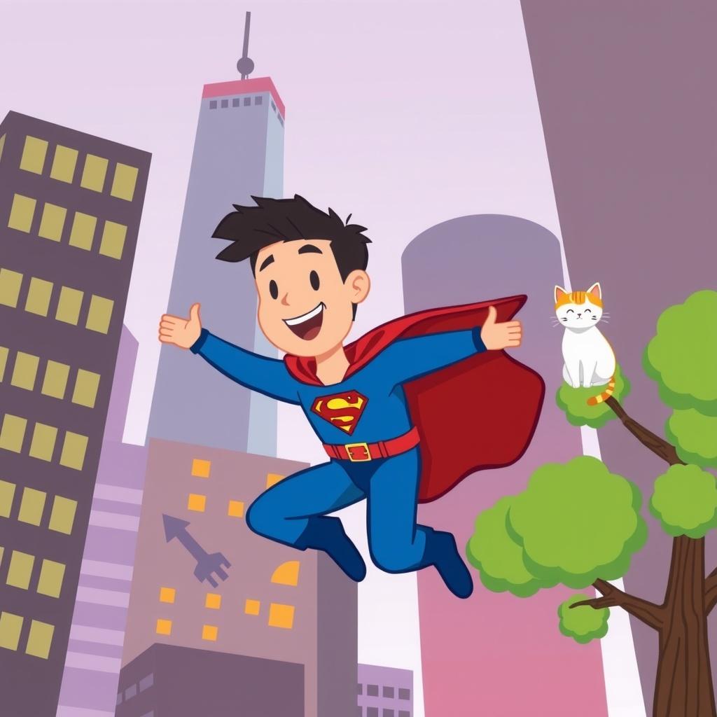 Michael the Superhero!