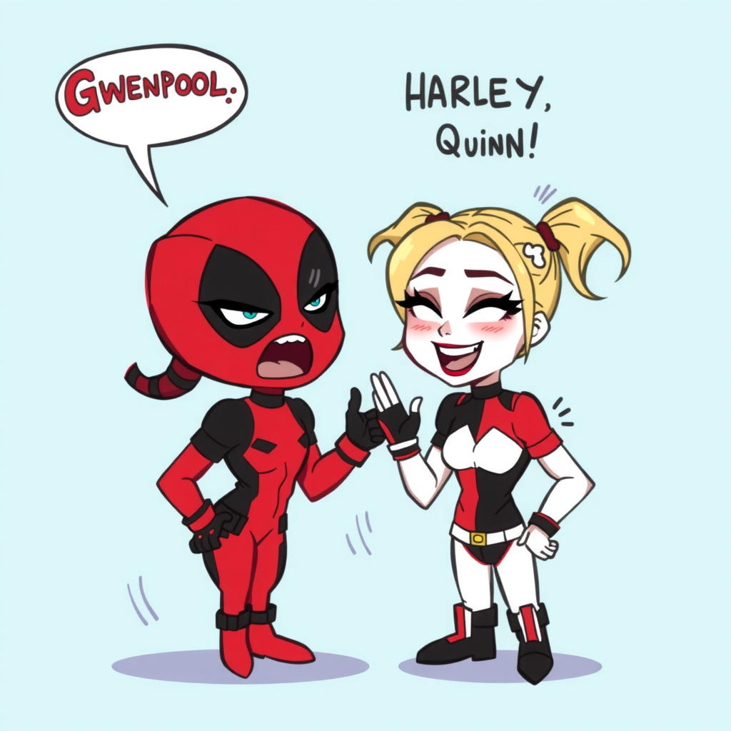 Gwenpool, Alex und Harley Quinn – Zahnputz-Drama cover image