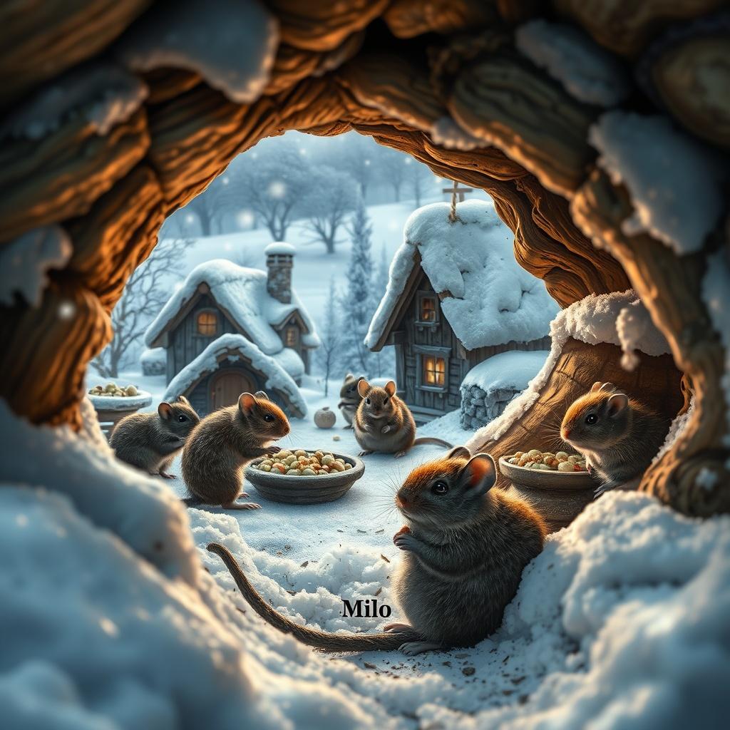 The Lazy Mouse's Winter Lesson
