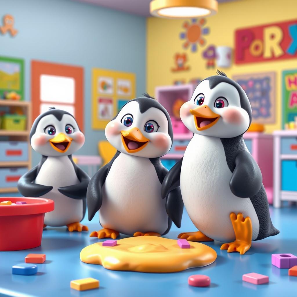 The Penguins' Preschool Adventure