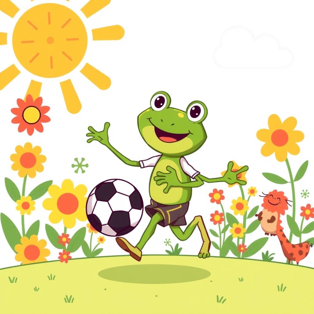 The Soccer-Loving Frog