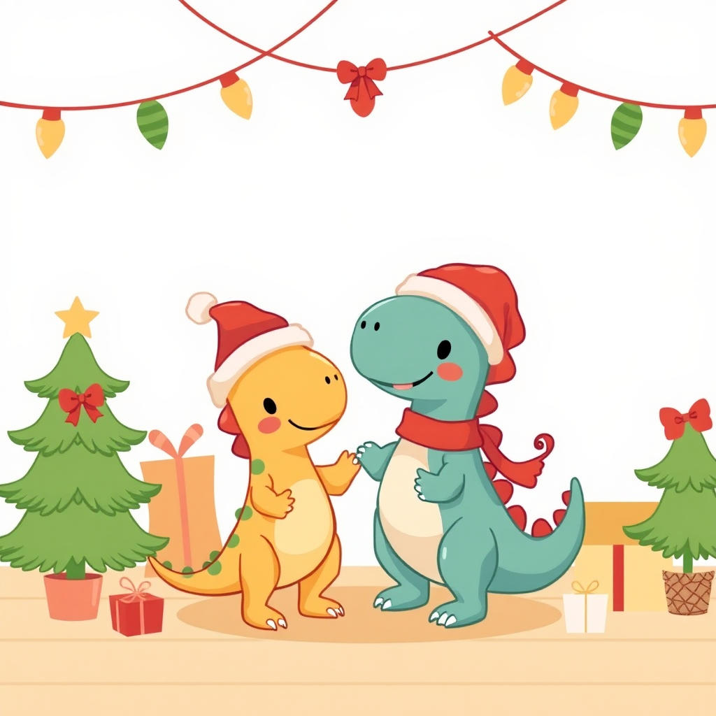 Dinosaur Christmas Cheer