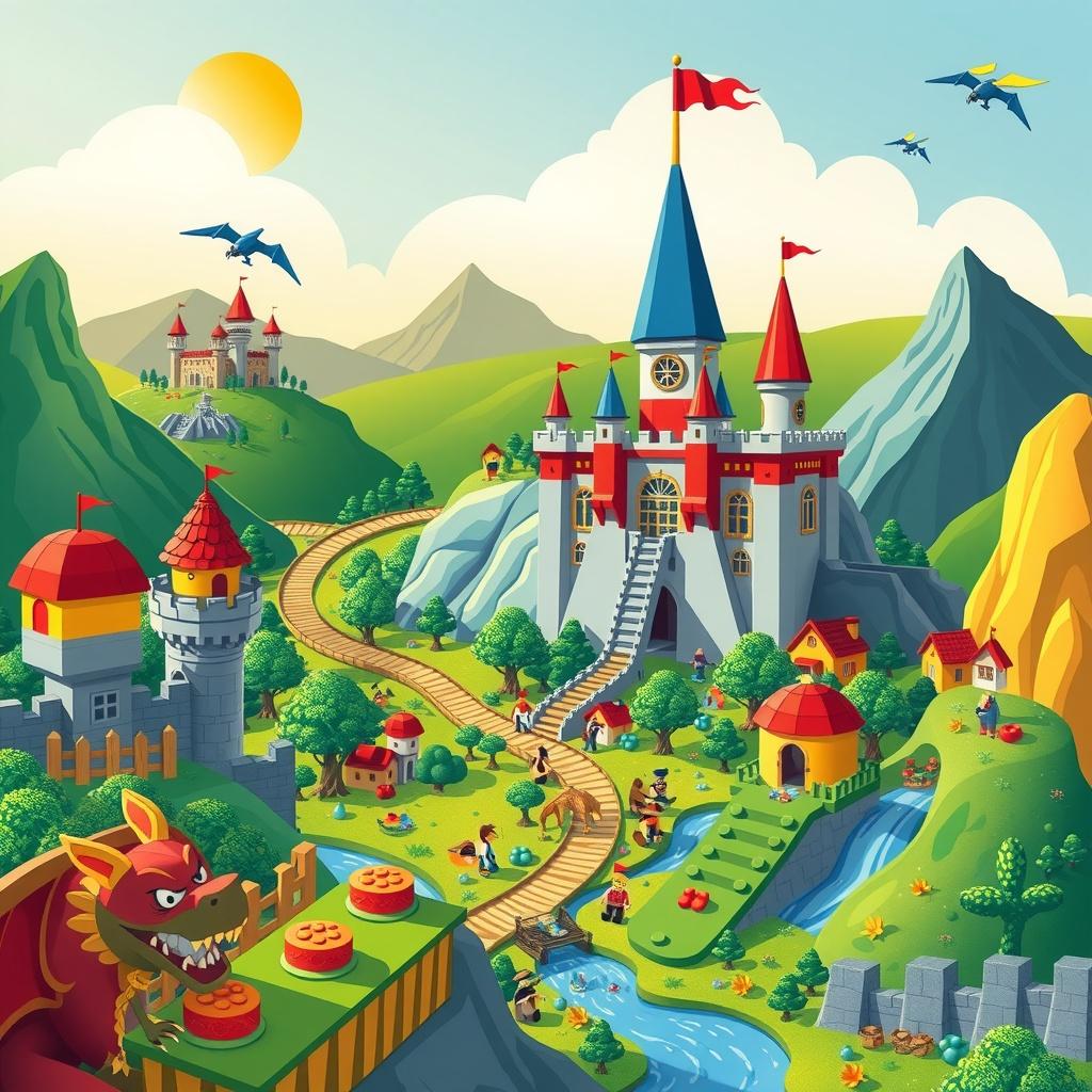 Barry and His Lego Dragon World