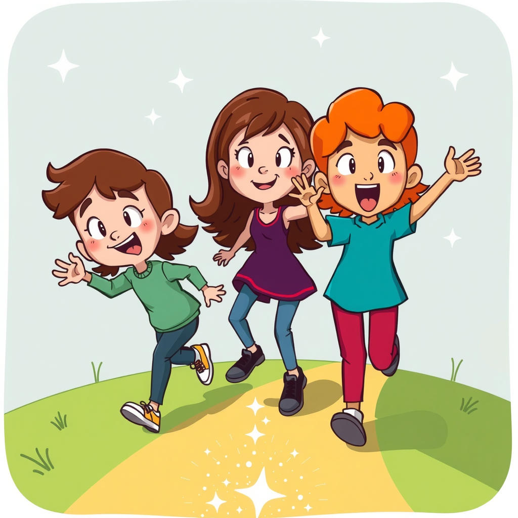 Pip's Playful Bug Pranks: The Sparkly Trail