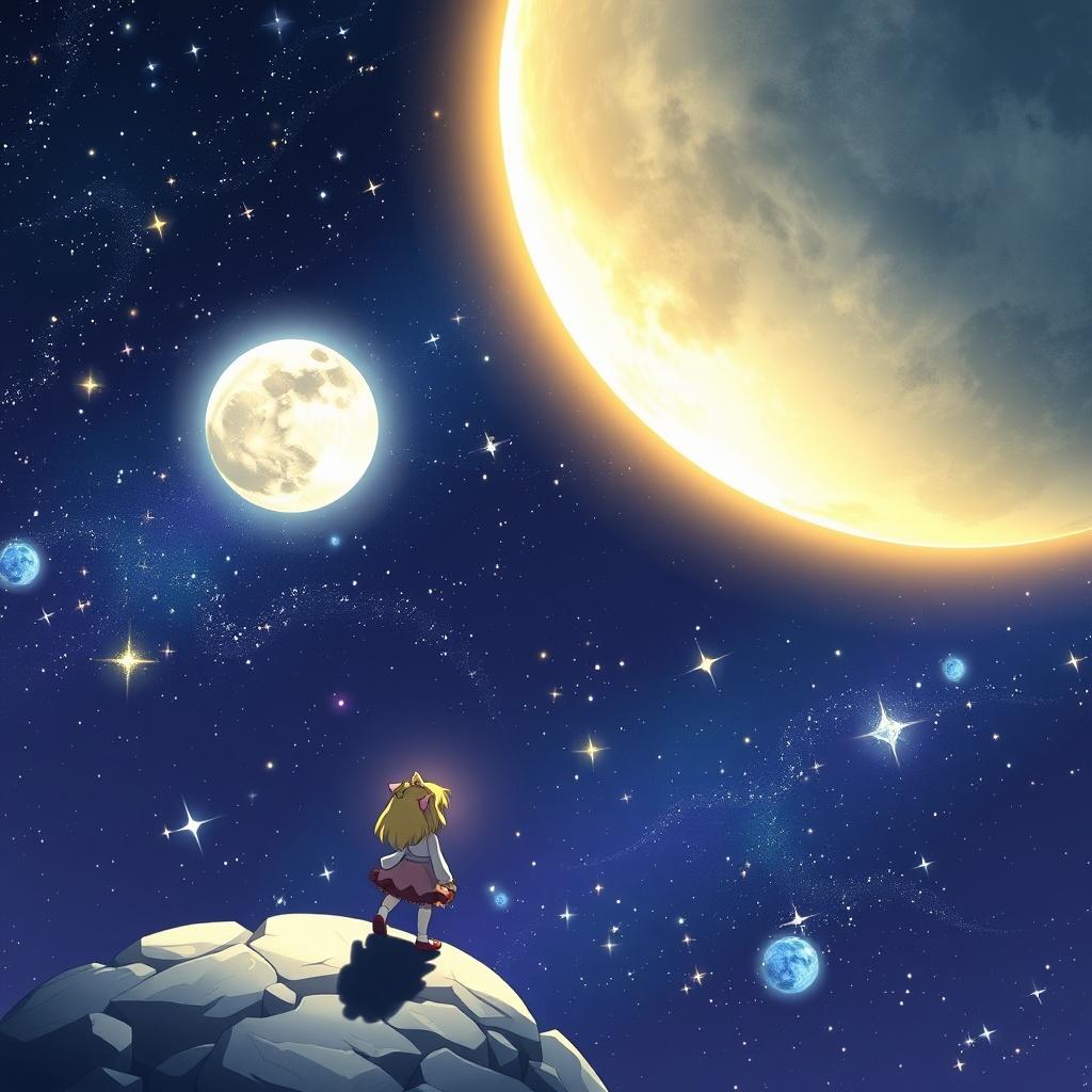 The Star Who Wished to be the Moon
