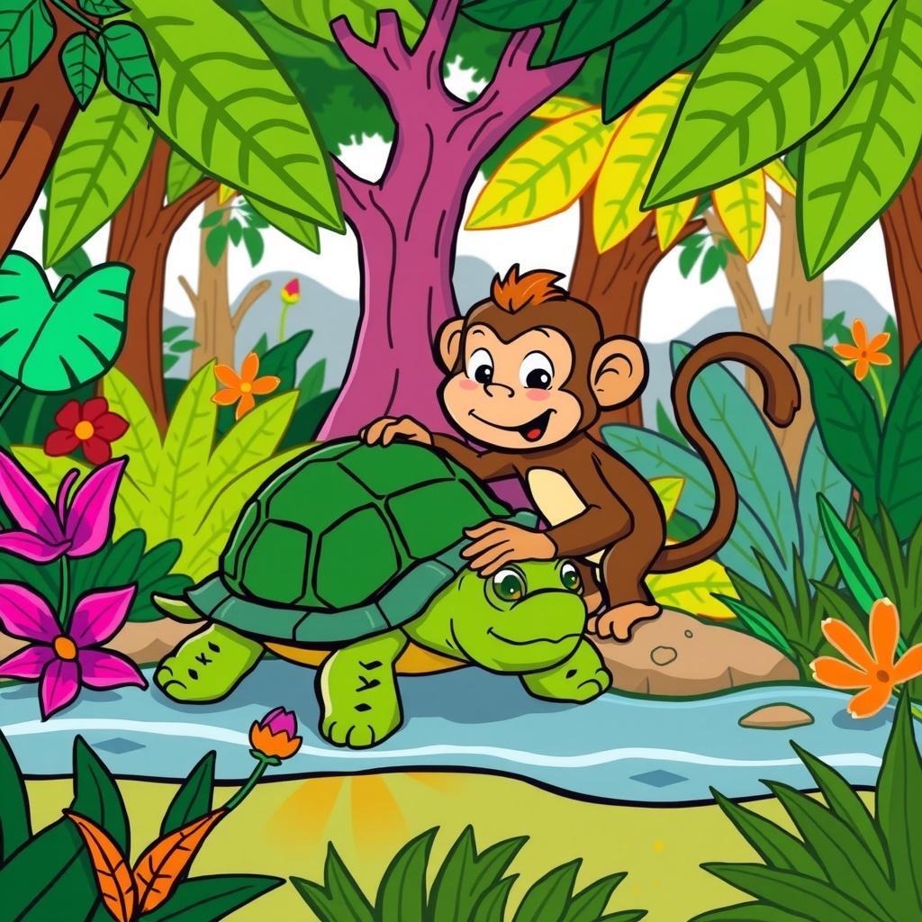 The Turtle and the Monkey cover image