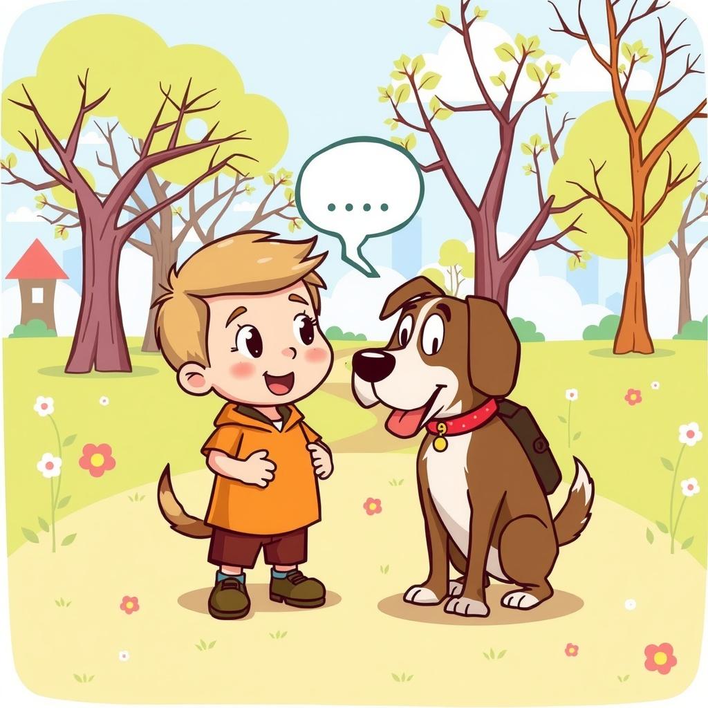 The Boy and His Talking Dog