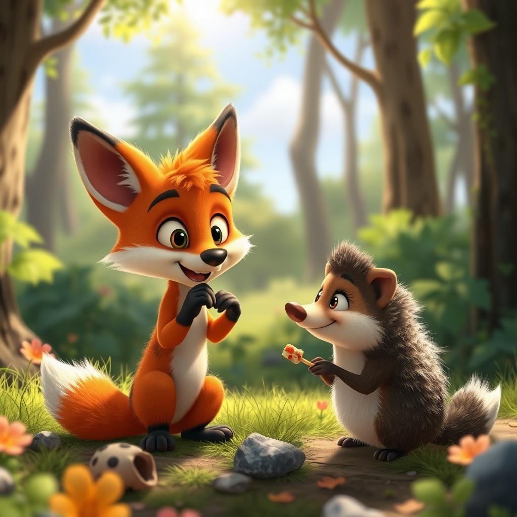Foxy Makes a Friend