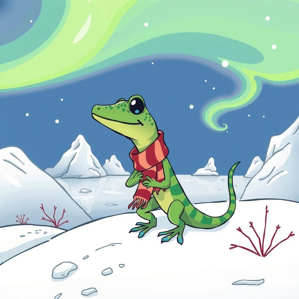 The Lizard's North Pole Adventure