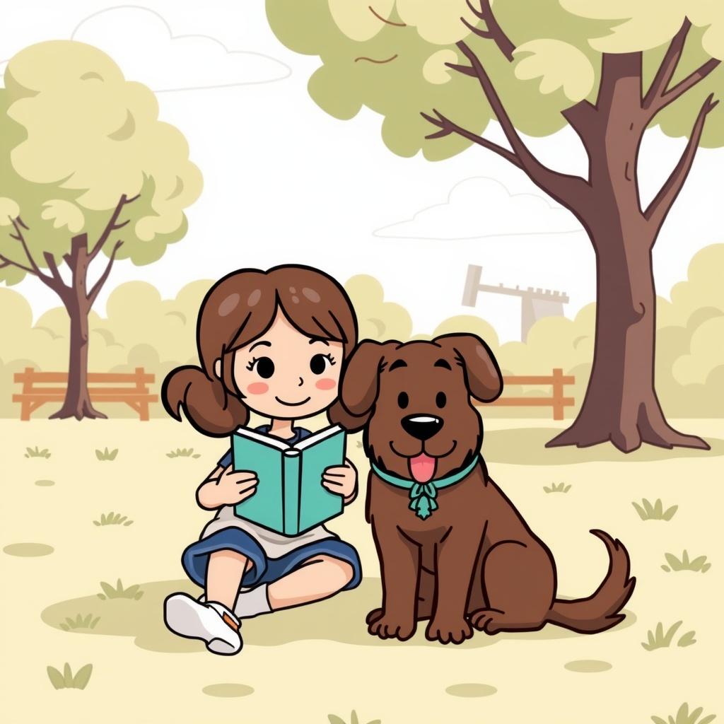 The Girl and Her Dog