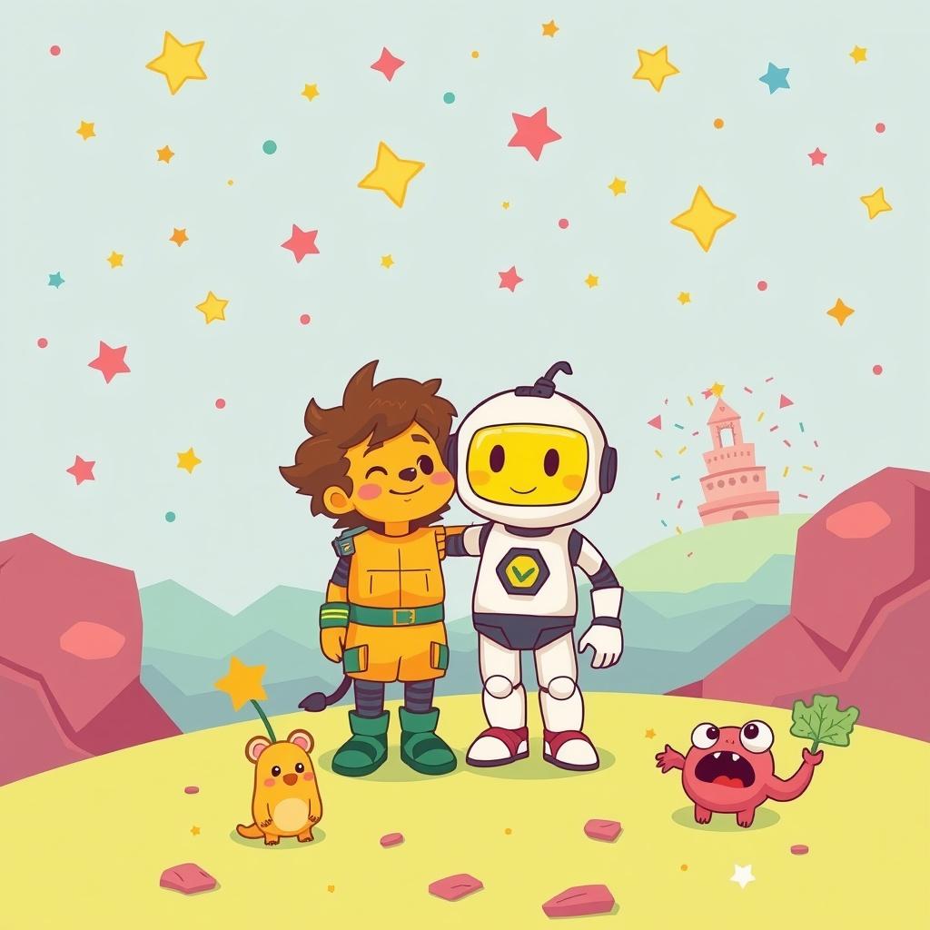 Leo and Robo: A Cosmic Friendship