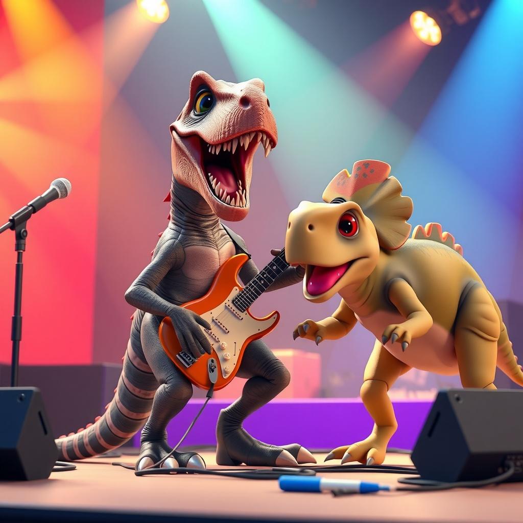 Rocky Raptor and the Pixel Buddies