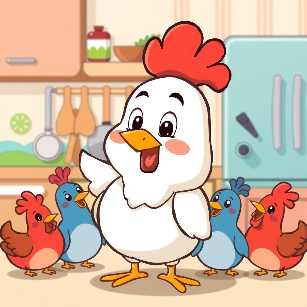 Chicken Makes Camaraderie: Friends Don't Eat Me