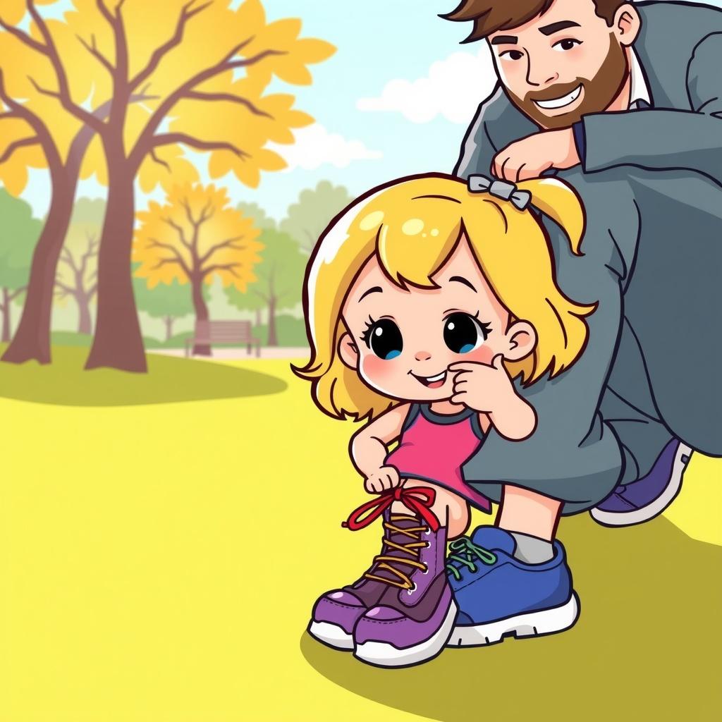 Emma Lou Learns to Tie Her Shoes