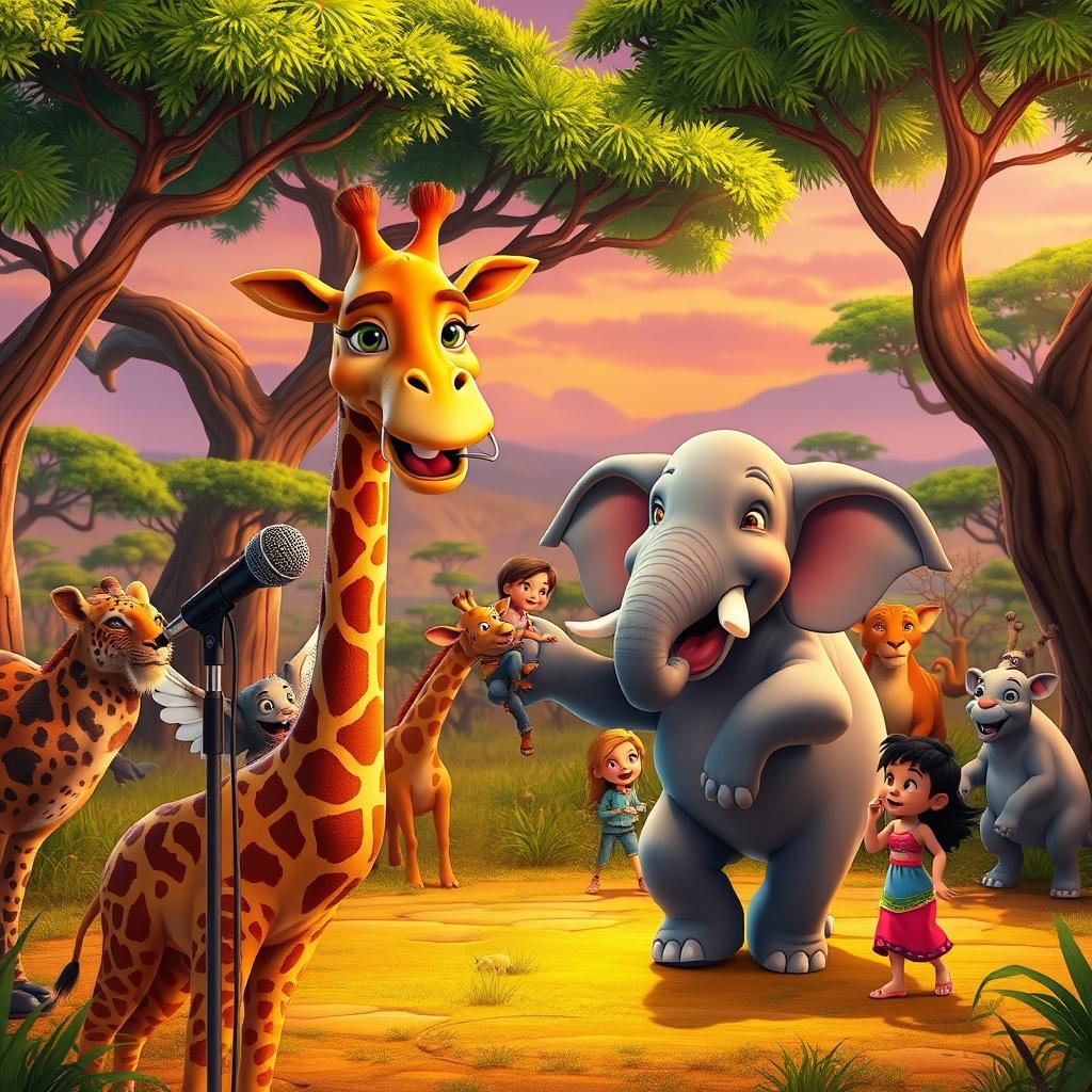 The Rapping Giraffe's Journey