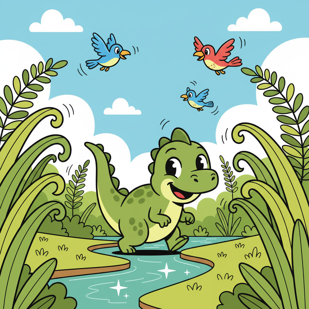 The Funny Dinosaur