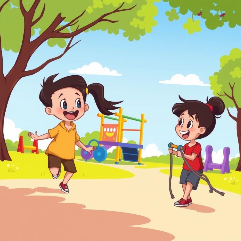 Twins at the Park