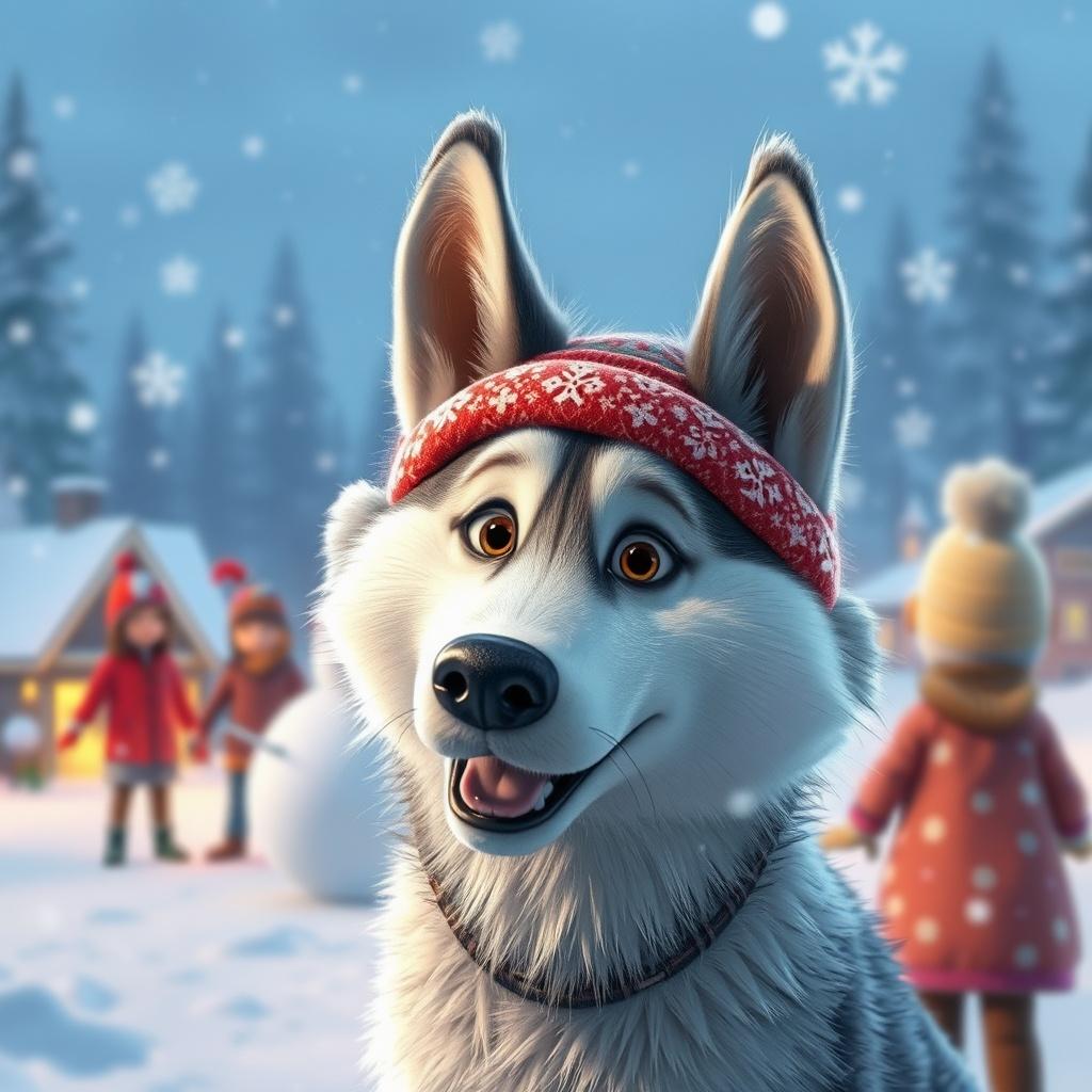 The Husky's Christmas Heroics