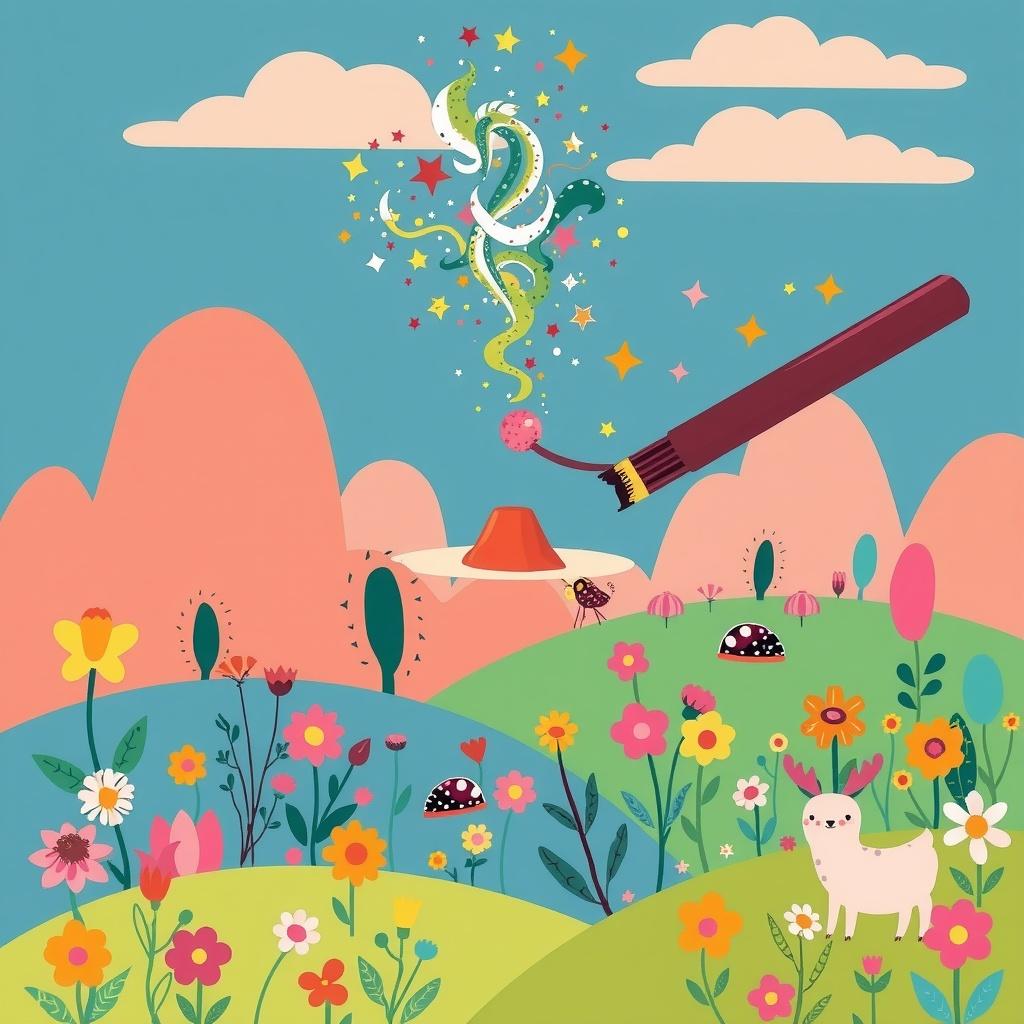 Sparkles the Magical Paintbrush