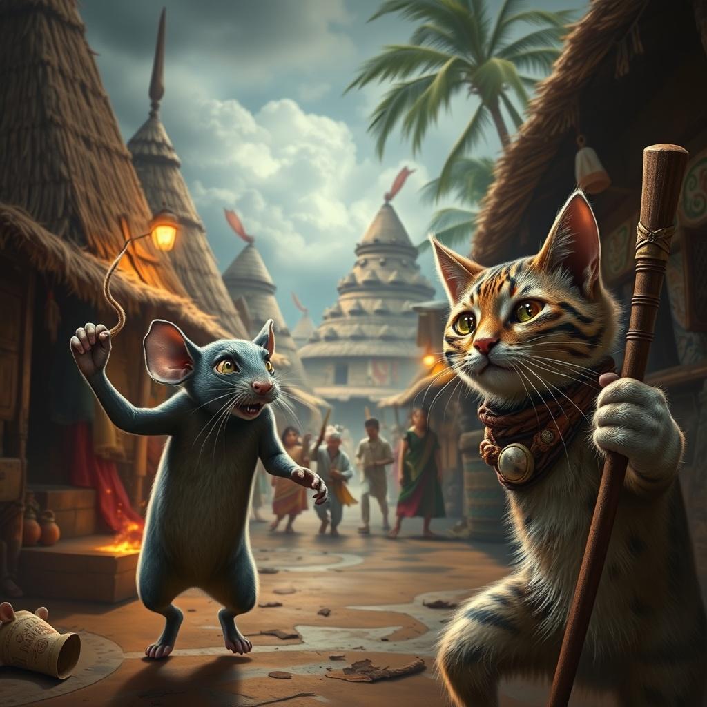 The Clever Mouse and the Proud Cat