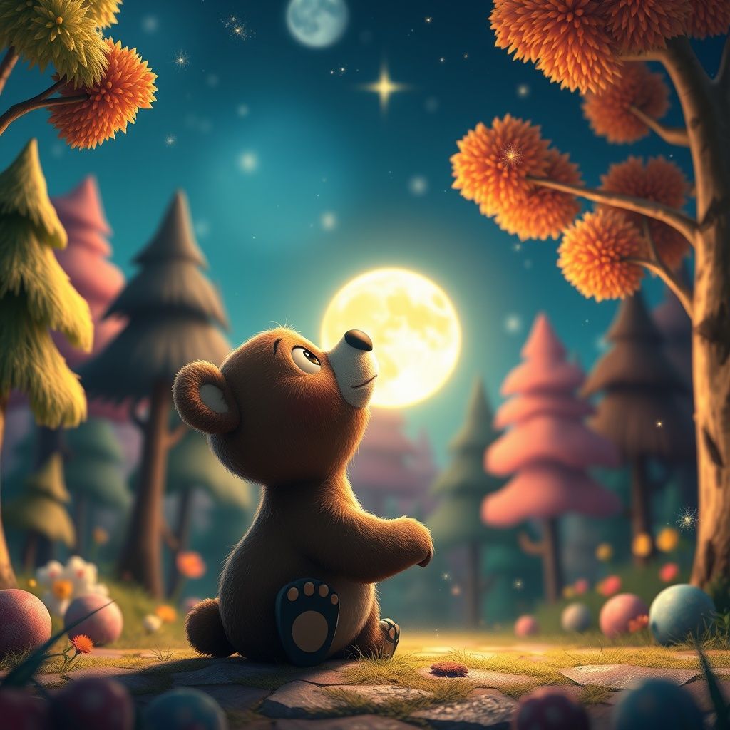 The Little Bear and the Moon