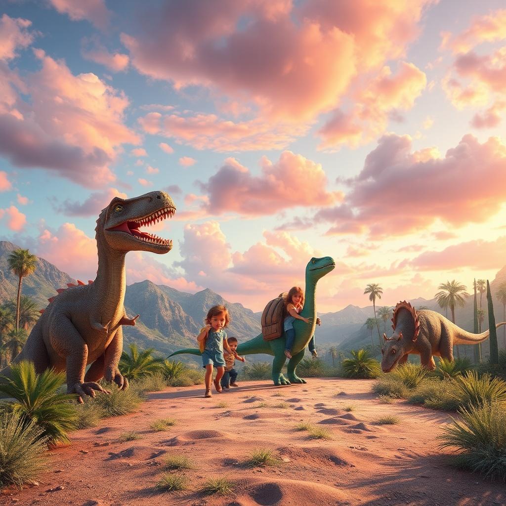 Dinosaur Land: A Whimsical Journey