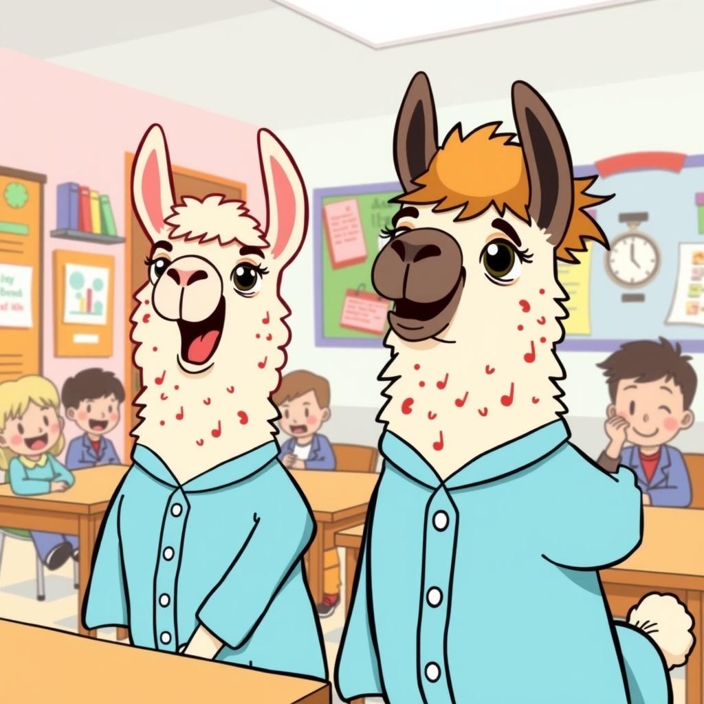 Llama Drama at Pajama School