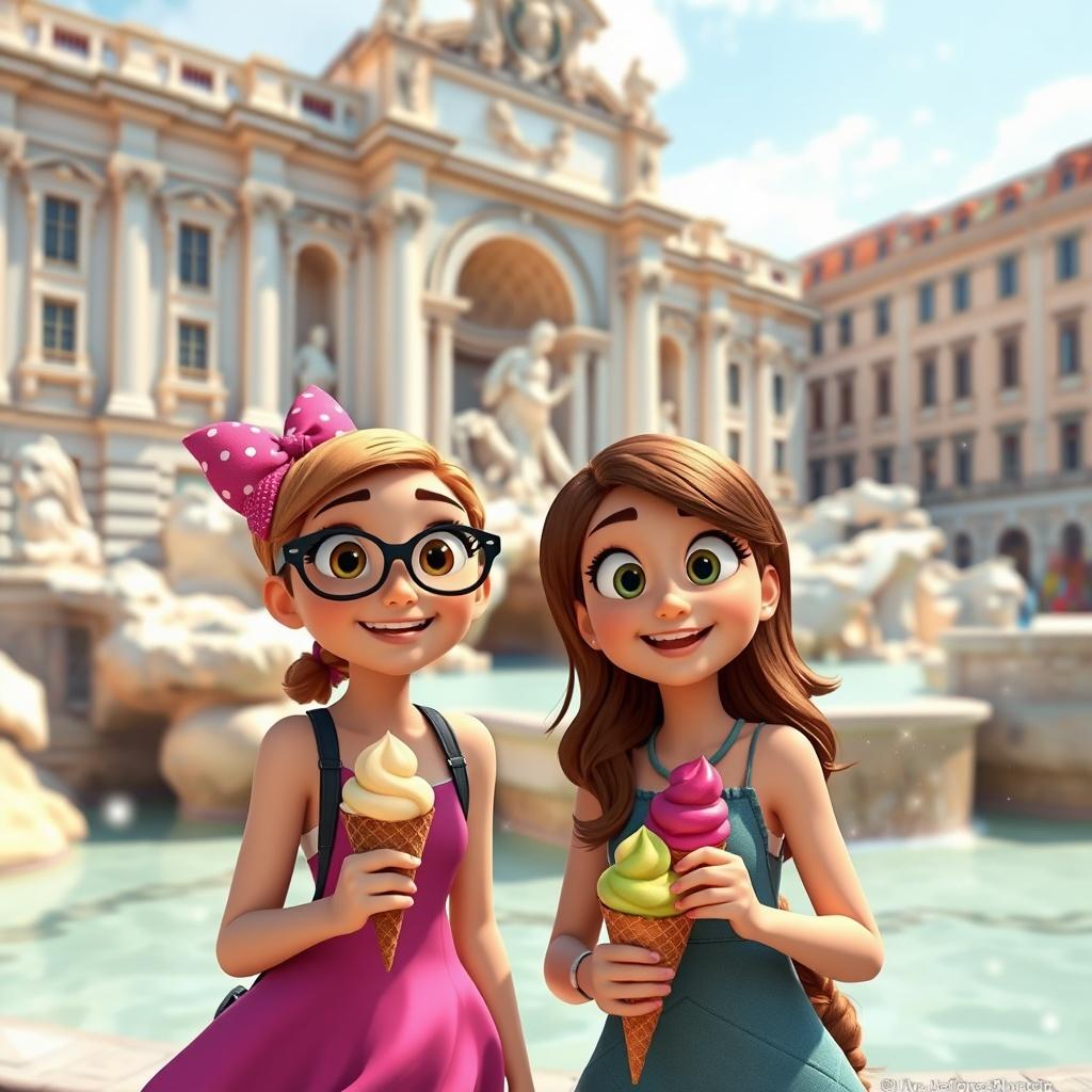 Emmy and Teddi's Roman Adventure