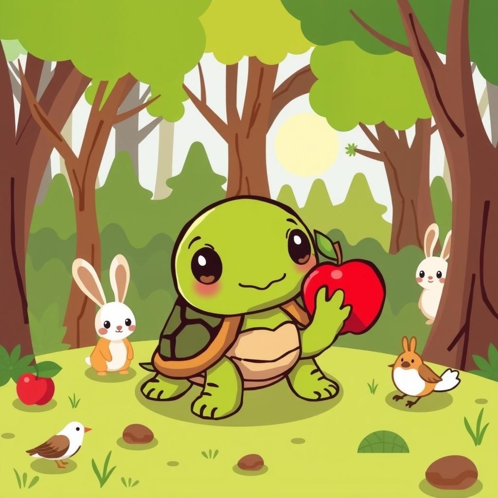 Tilly and the Shiny Red Apple