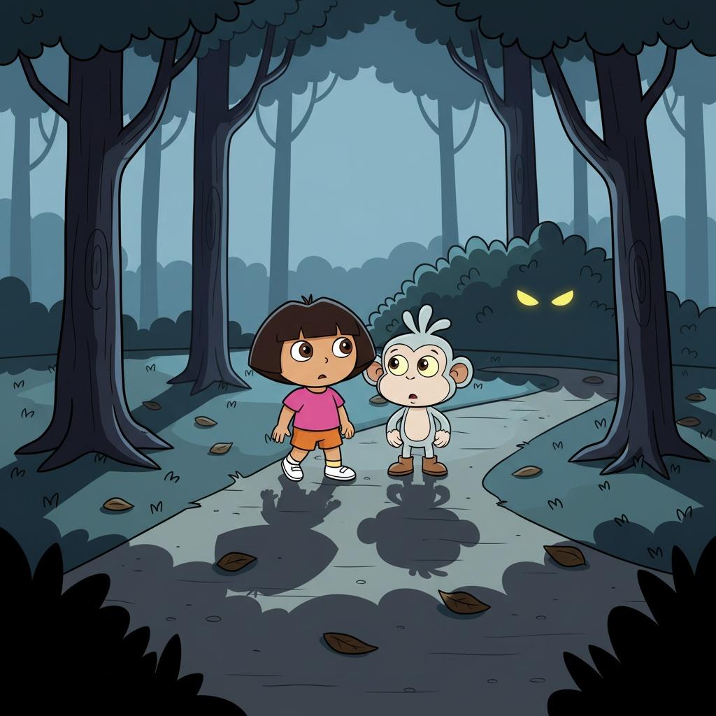 Dora and Boots and the Werewolf Mystery