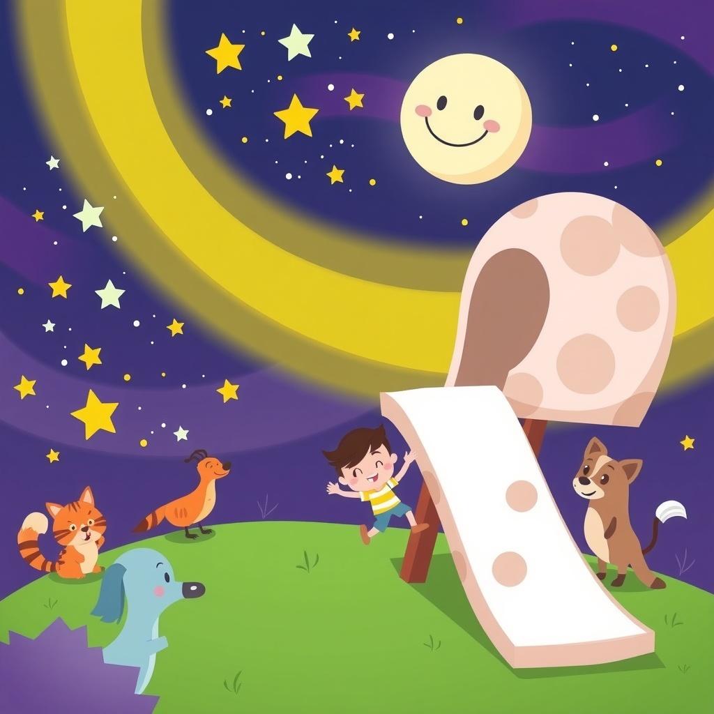Milo and the Moon Slide