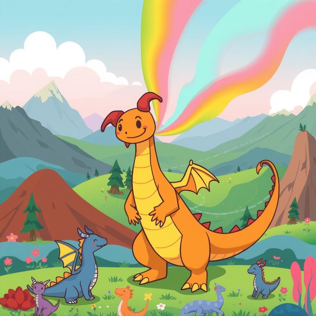 The Dragon Who Painted Rainbows