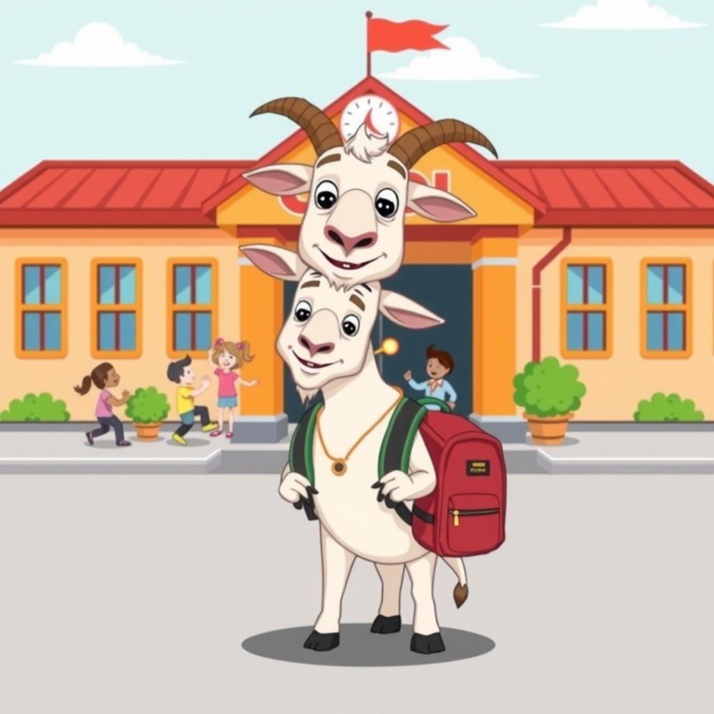 Crazy Goat's First Day