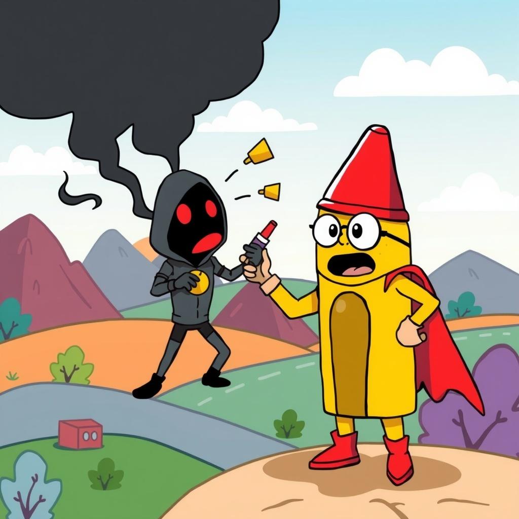 Captain Crayon and the Color Thief