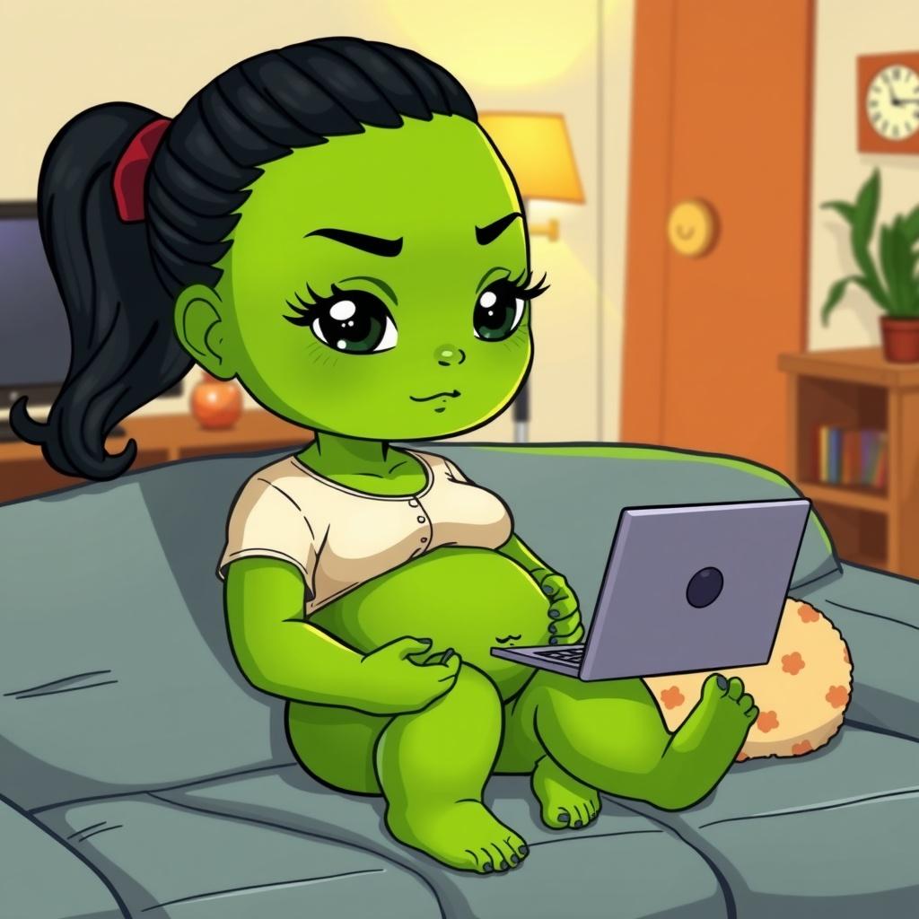 She Hulk Laura Reveals Herself to Huey