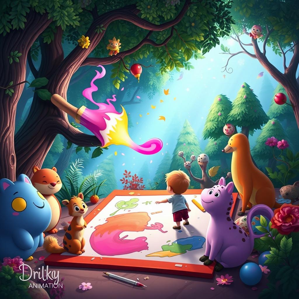 The Magical Paintbrush Journey