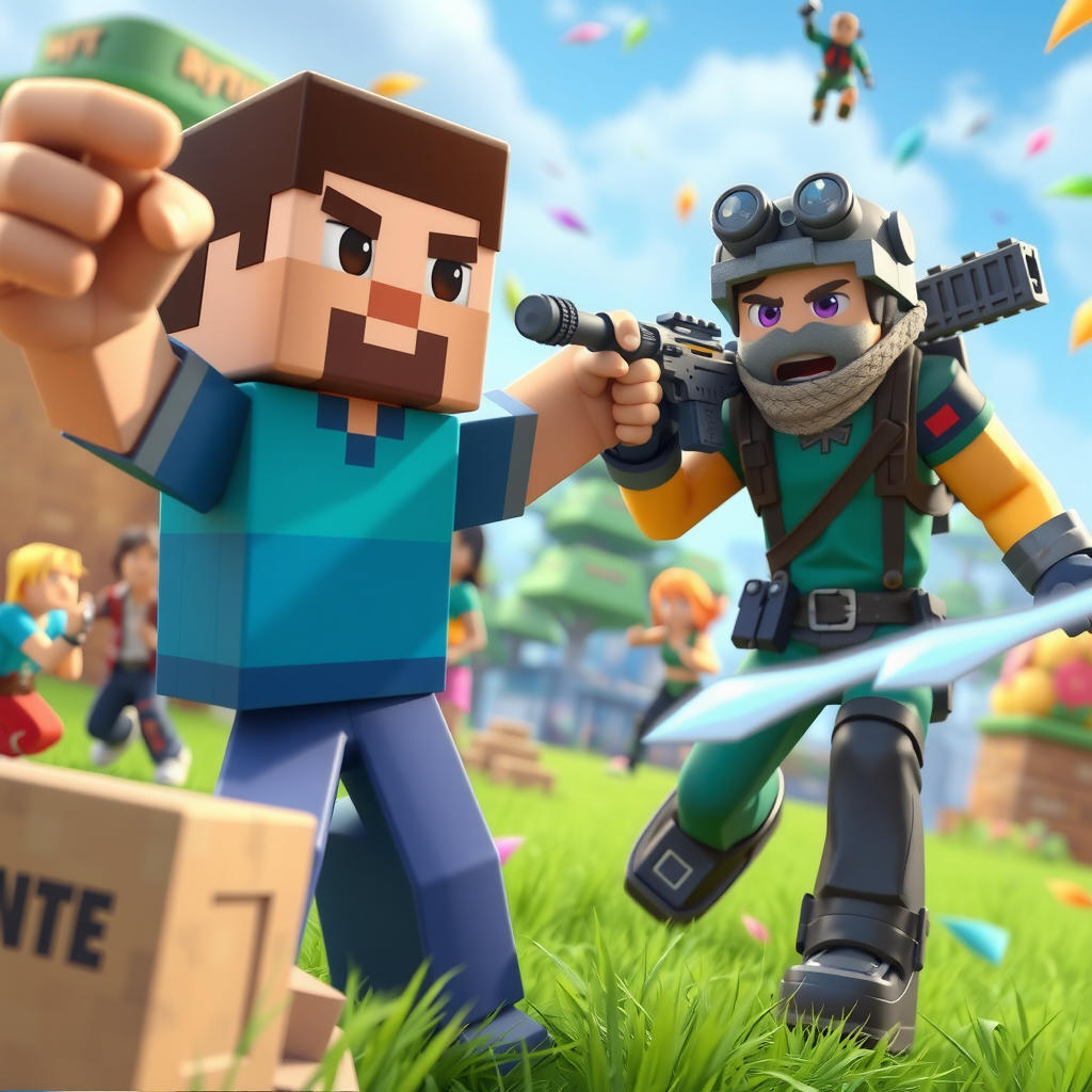 Minecraft vs Fortnite: Battle of Worlds