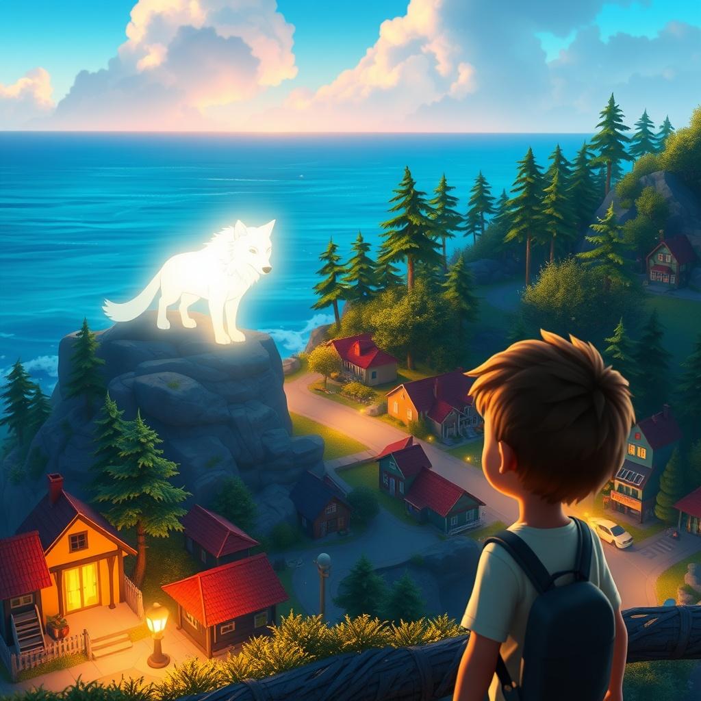 The Journey of Jack and the Spirit Wolf