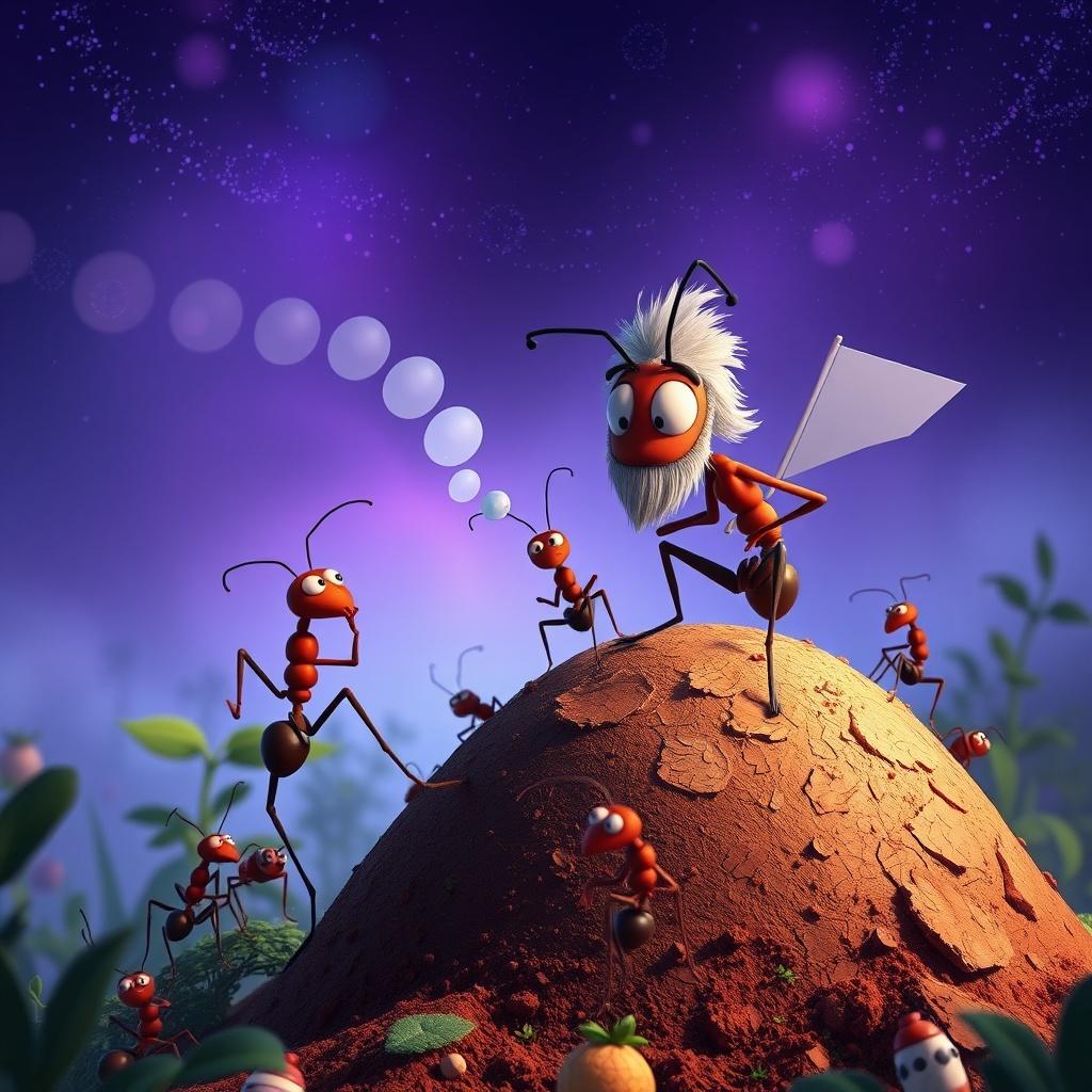 The Journey of Olly the Ant