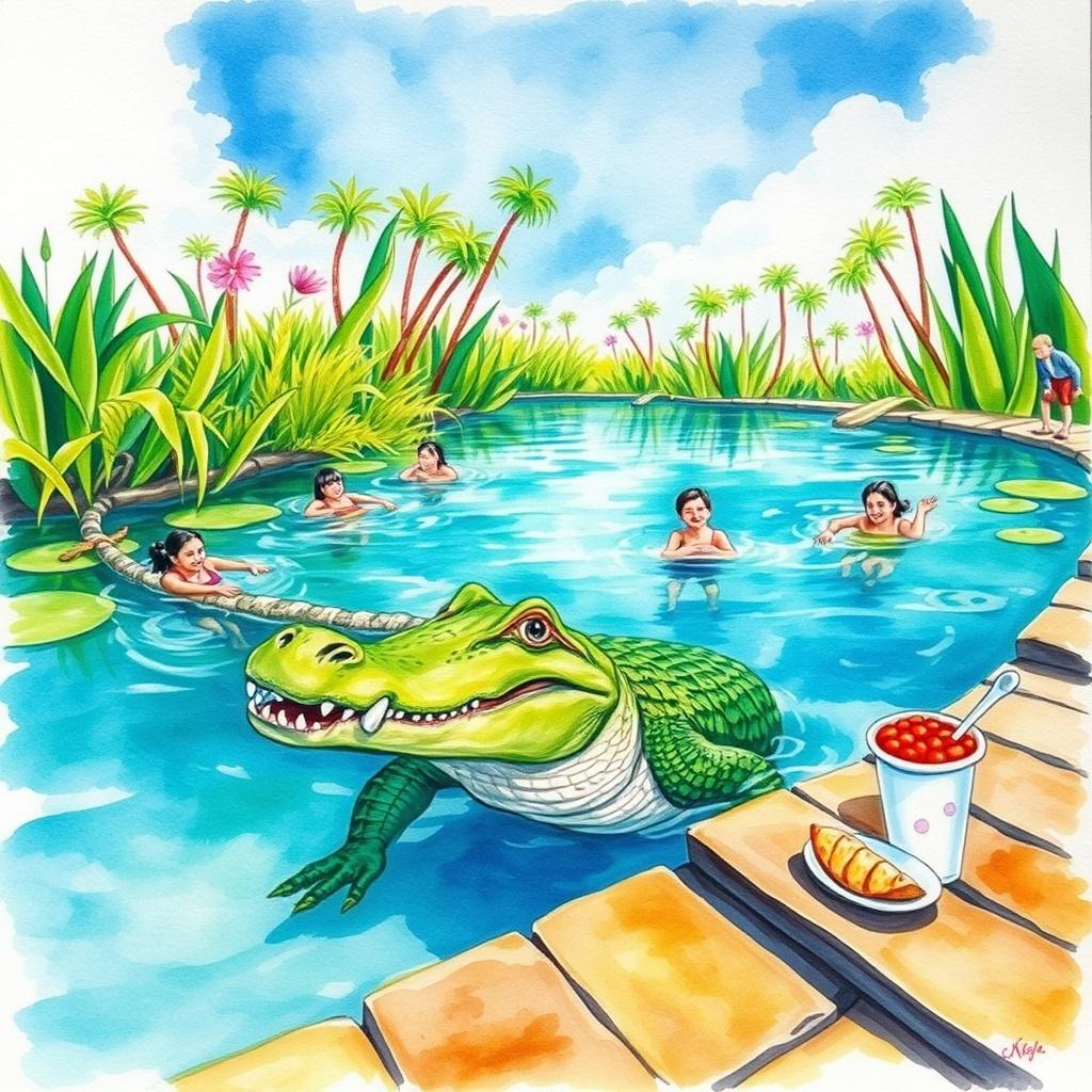 Alli's Pool Party Adventure