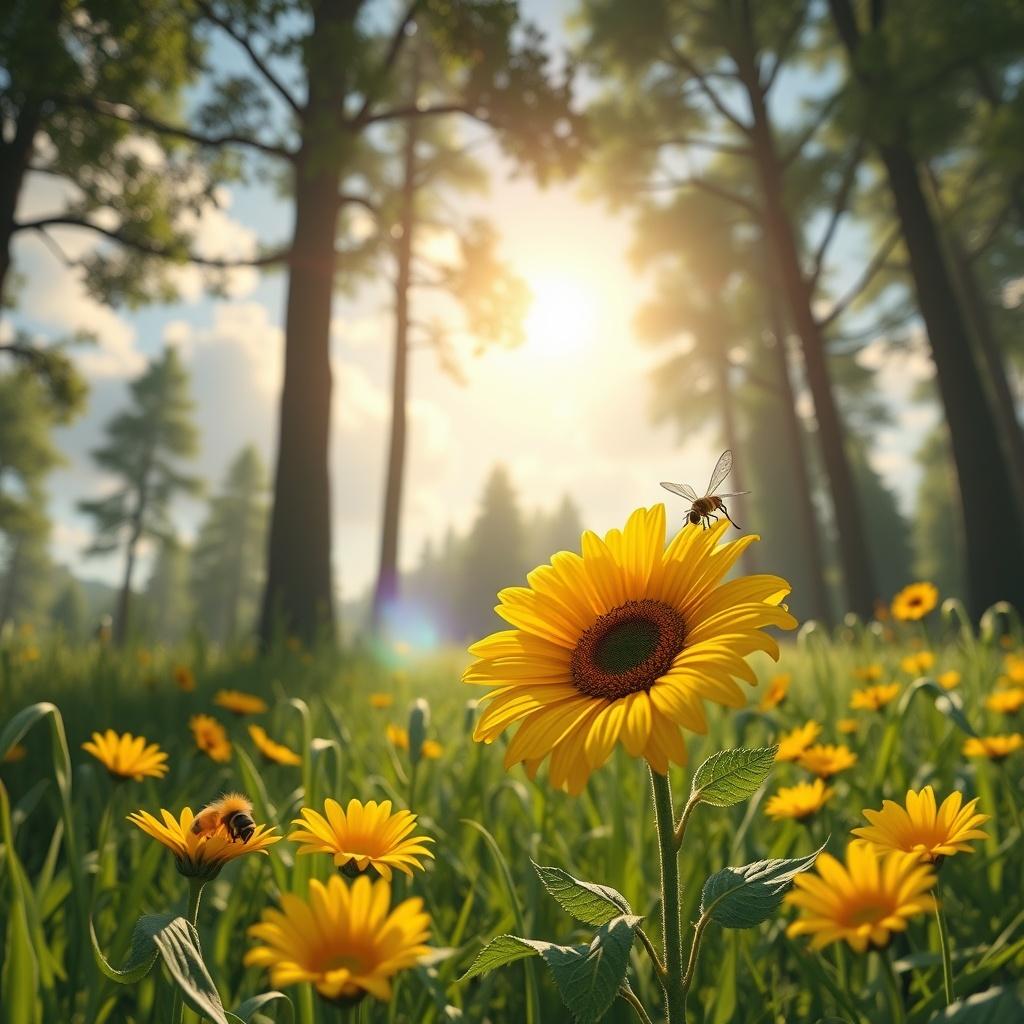 The Little Sunflower's Journey