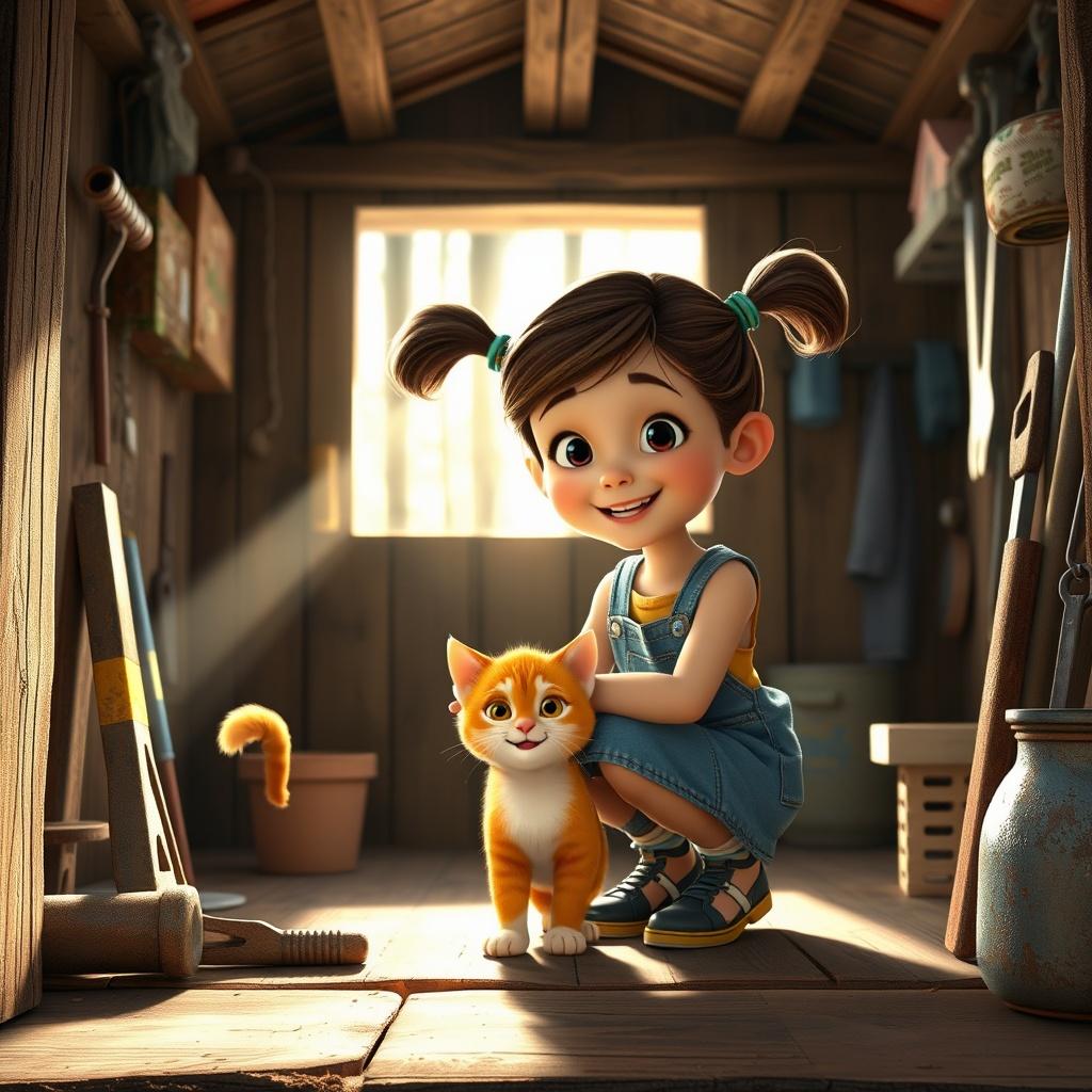 The Kitten in the Shed