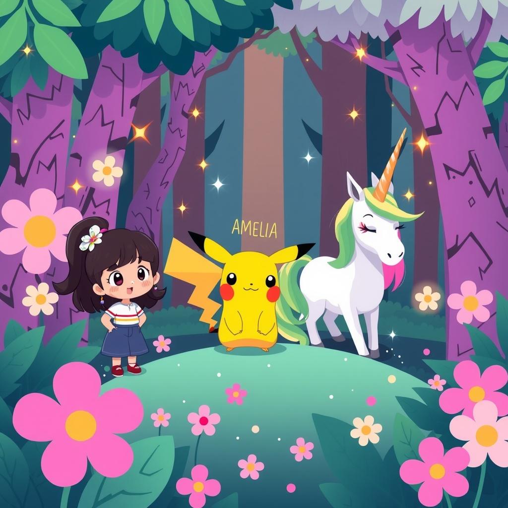 Amelia and the Unicorn Encounter