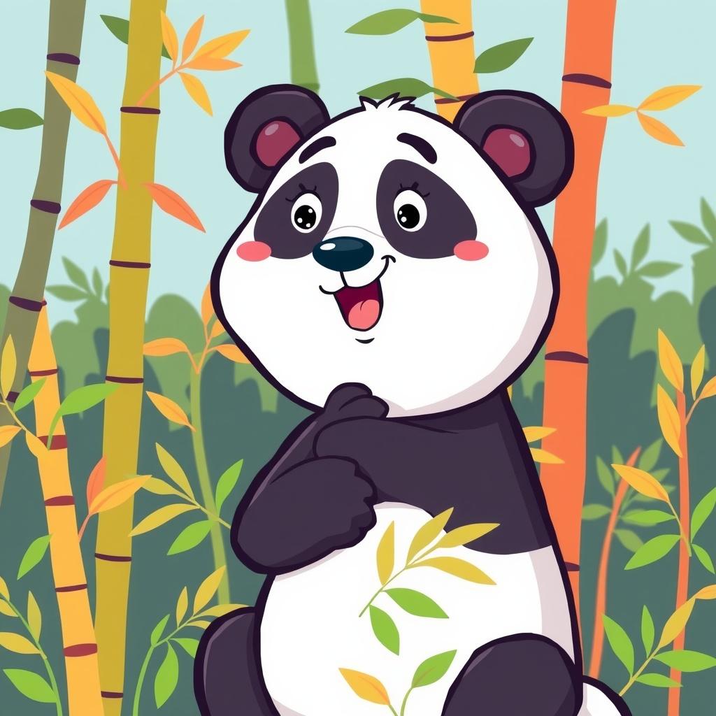 The Hungry Little Panda