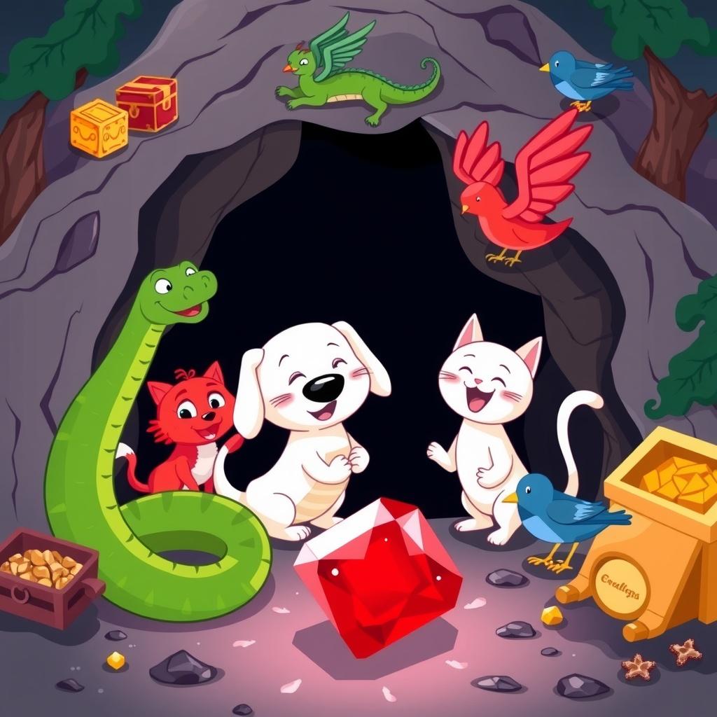The Adventure in the Dark Cave cover image